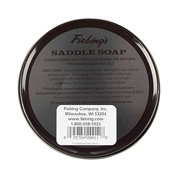 Amazon.com: Fiebing's Yellow Saddle Soap for Leather (3.5 oz